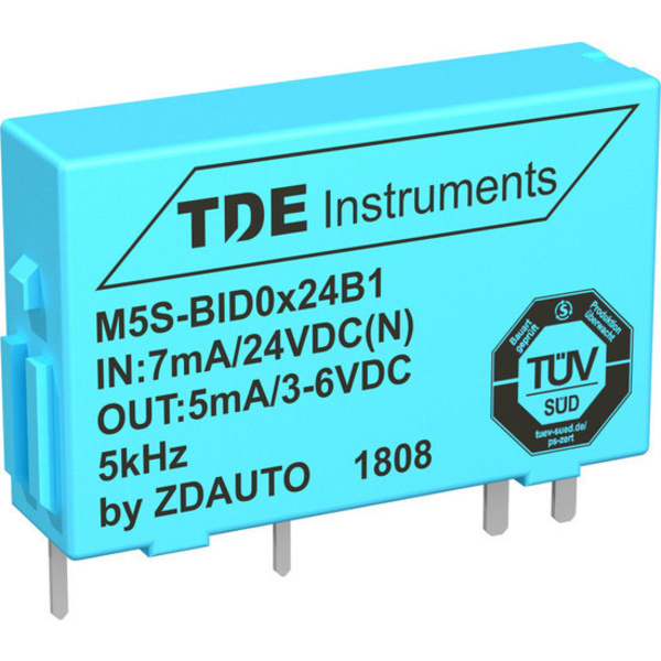 I/O Modul BID0524B1 Anschluss: Lötpins · Schaltspannung (max.): 30 V/DC · Schaltstrom (max.): 7 mA · Versorgungsspannung: 5 V/D
