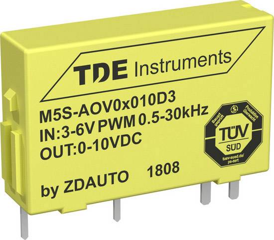 I/O Modul AOA05020D3A Anschluss: Lötpins · Schaltspannung (max.): 30 V/DC · Schaltstrom (max.): 30 mA · Versorgungsspannung