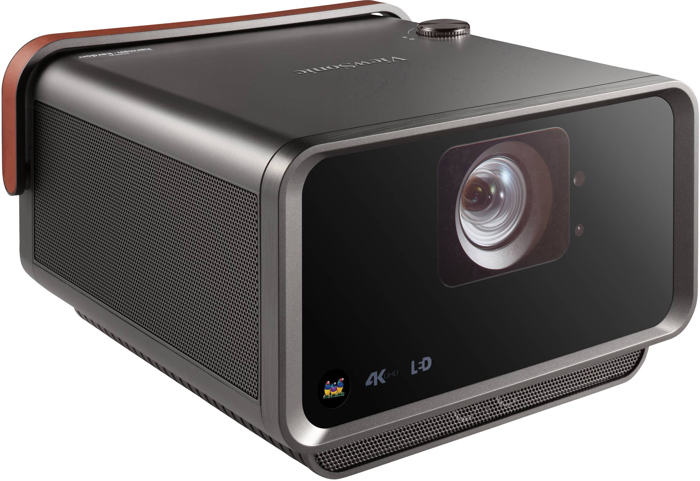 Viewsonic Beamer X10-4K LED Helligkeit: 2400lm 3840 x 2160 UHD 3000000 : 1 Schwarz, Braun