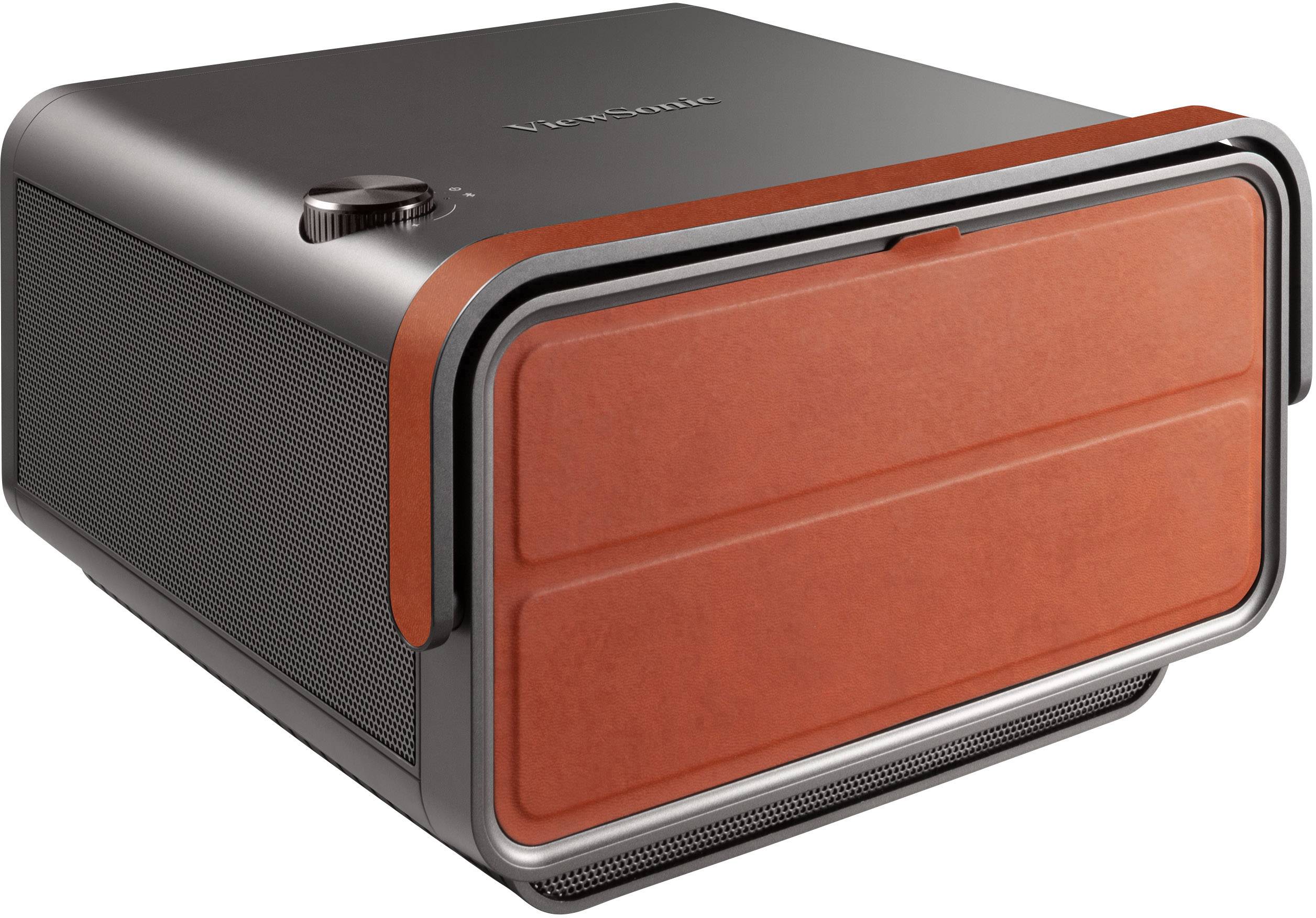 Viewsonic Beamer X10-4K LED Helligkeit: 2400lm 3840 x 2160 UHD 3000000 : 1 Schwarz, Braun