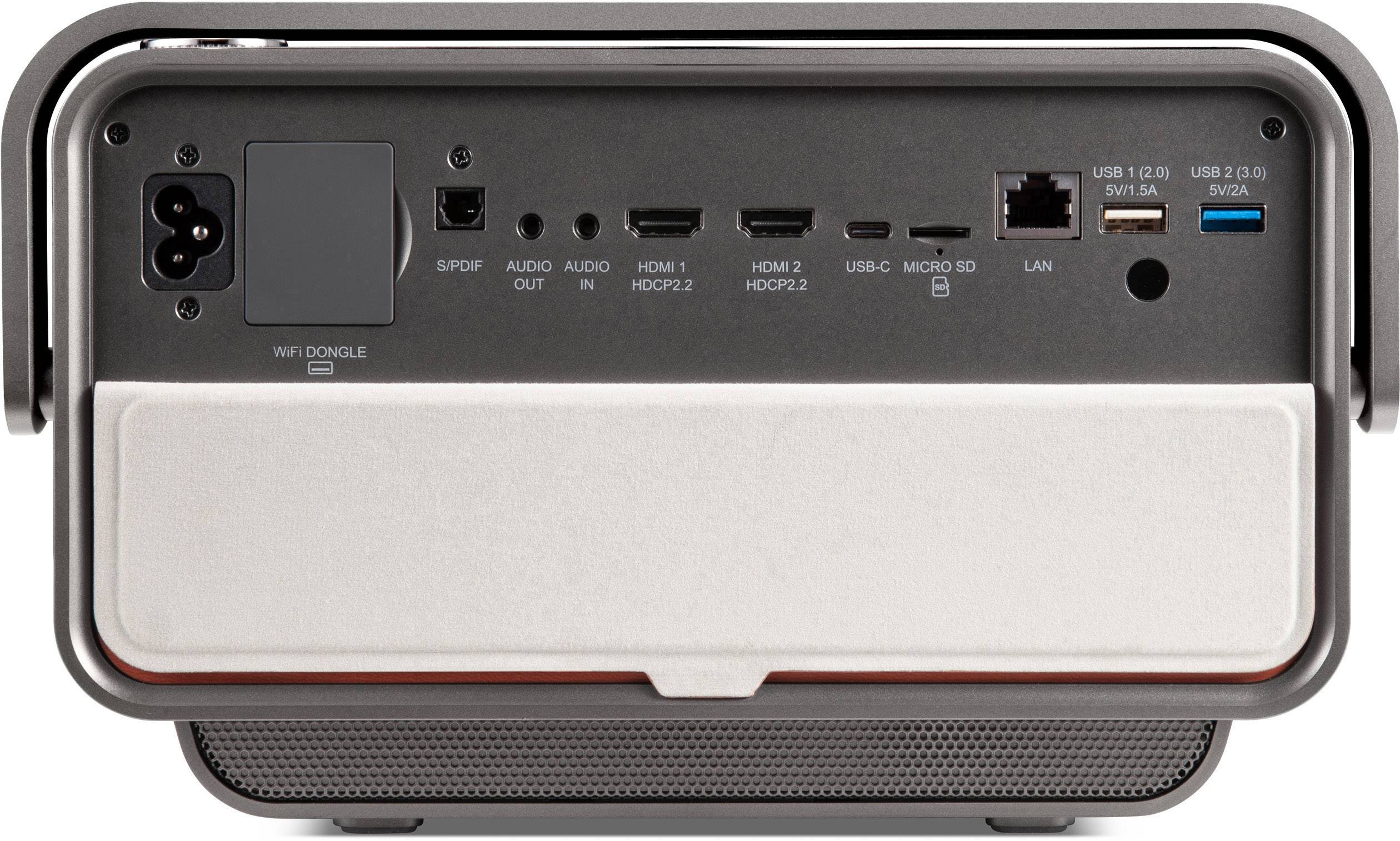 Viewsonic Beamer X10-4K LED Helligkeit: 2400lm 3840 x 2160 UHD 3000000 : 1 Schwarz, Braun