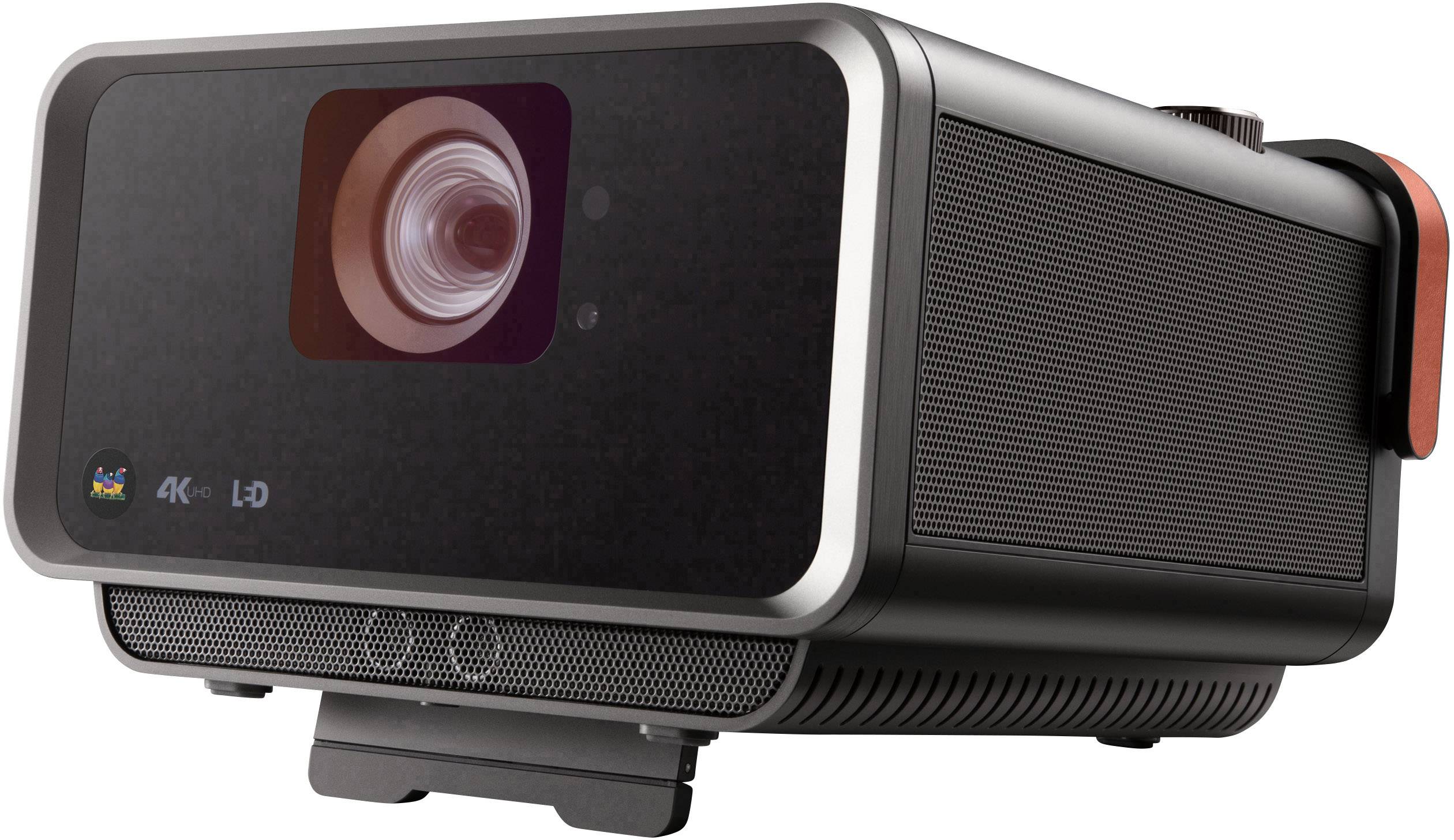 Viewsonic Beamer X10-4K LED Helligkeit: 2400lm 3840 x 2160 UHD 3000000 : 1 Schwarz, Braun