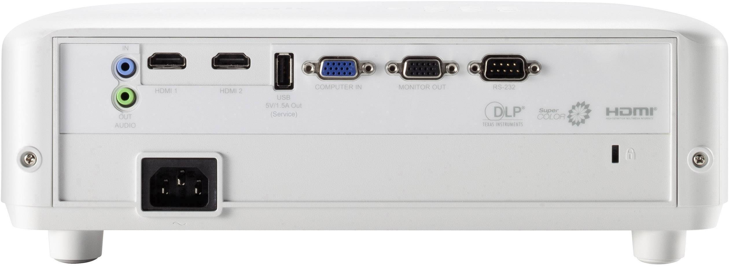 Viewsonic Beamer PX701HD DC3 3500 lm 640 x 480 VGA, 1920 x 1080 Full HD automatische Trapezkorrektur, mit Fernbedienung, Integrierter Lautsprecher