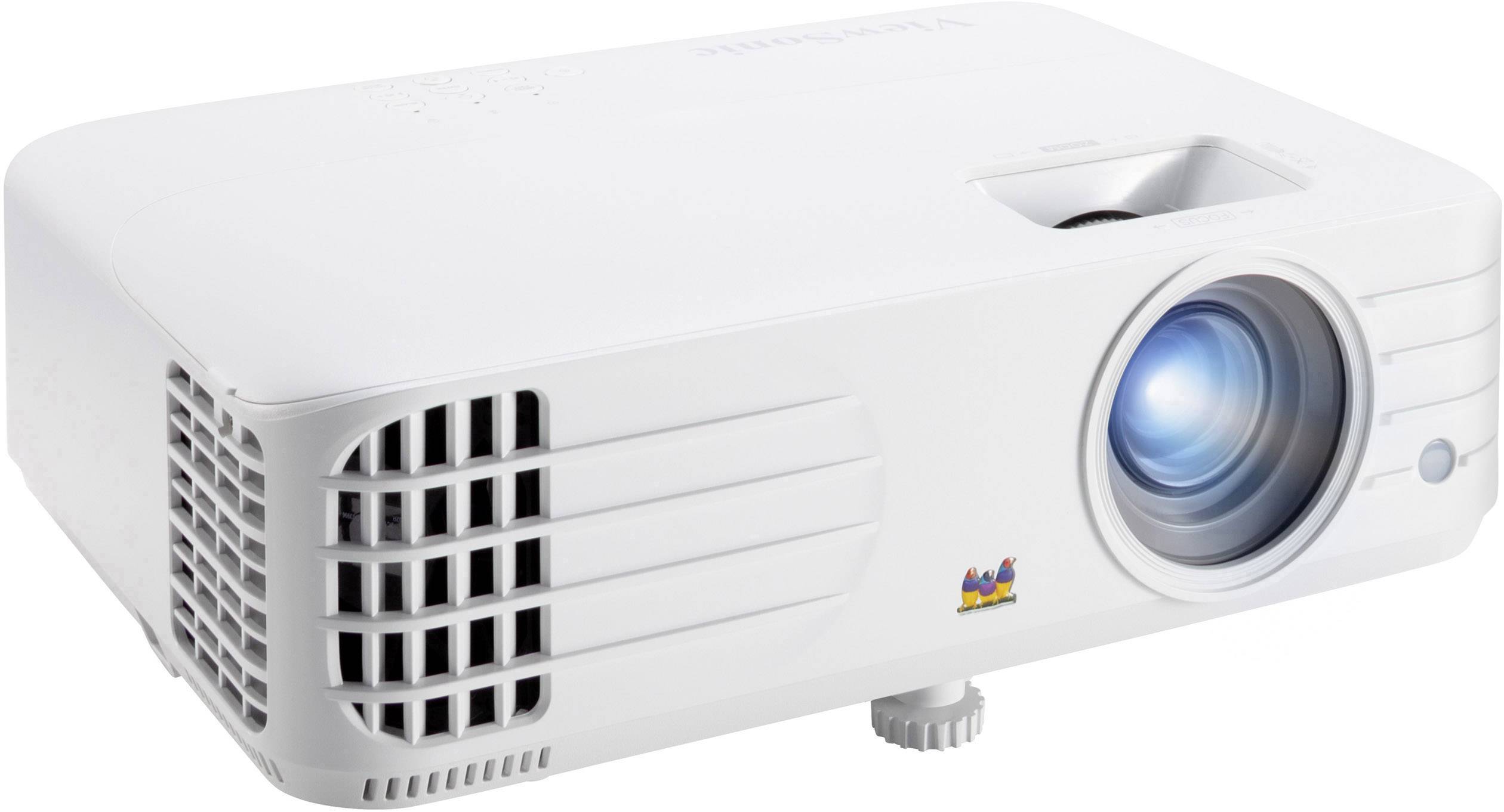 Viewsonic Beamer PX701HD DC3 3500 lm 640 x 480 VGA, 1920 x 1080 Full HD automatische Trapezkorrektur, mit Fernbedienung, Integrierter Lautsprecher