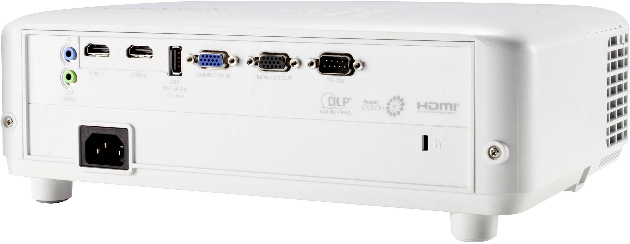 Viewsonic Beamer PX701HD DC3 3500 lm 640 x 480 VGA, 1920 x 1080 Full HD automatische Trapezkorrektur, mit Fernbedienung, Integrierter Lautsprecher