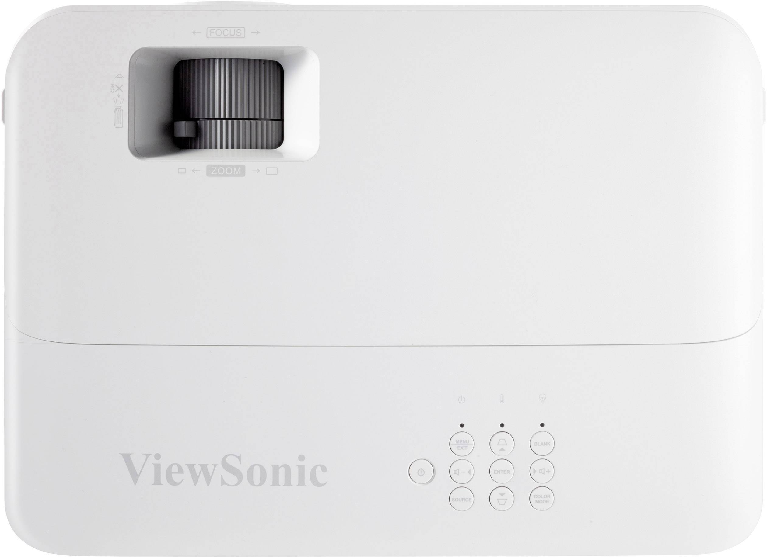 Viewsonic Beamer PX701HD DC3 3500 lm 640 x 480 VGA, 1920 x 1080 Full HD automatische Trapezkorrektur, mit Fernbedienung, Integrierter Lautsprecher
