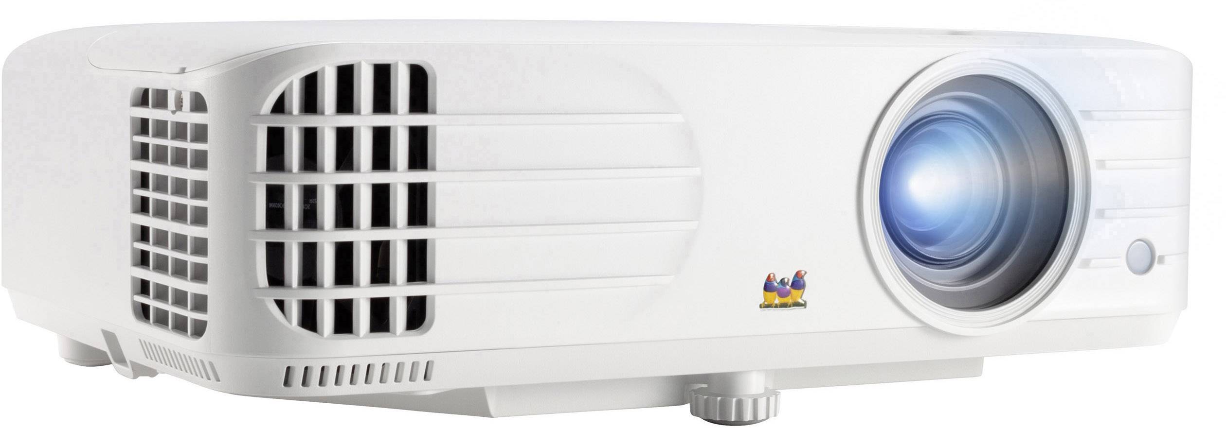 Viewsonic Beamer PX701HD DC3 3500 lm 640 x 480 VGA, 1920 x 1080 Full HD automatische Trapezkorrektur, mit Fernbedienung, Integrierter Lautsprecher