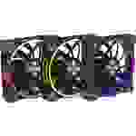 Alpenföhn 3x Wing Boost 3 ARGB PC-Gehäuse-Lüfter Schwarz, RGB (B x H x T) 120 x 120 x 25mm inkl. LED-Beleuchtung