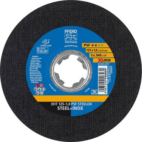 PFERD TOOLS PSF STEELOX 61721101 Trennscheibe gerade 125 mm 25 St. Edelstahl, Stahl