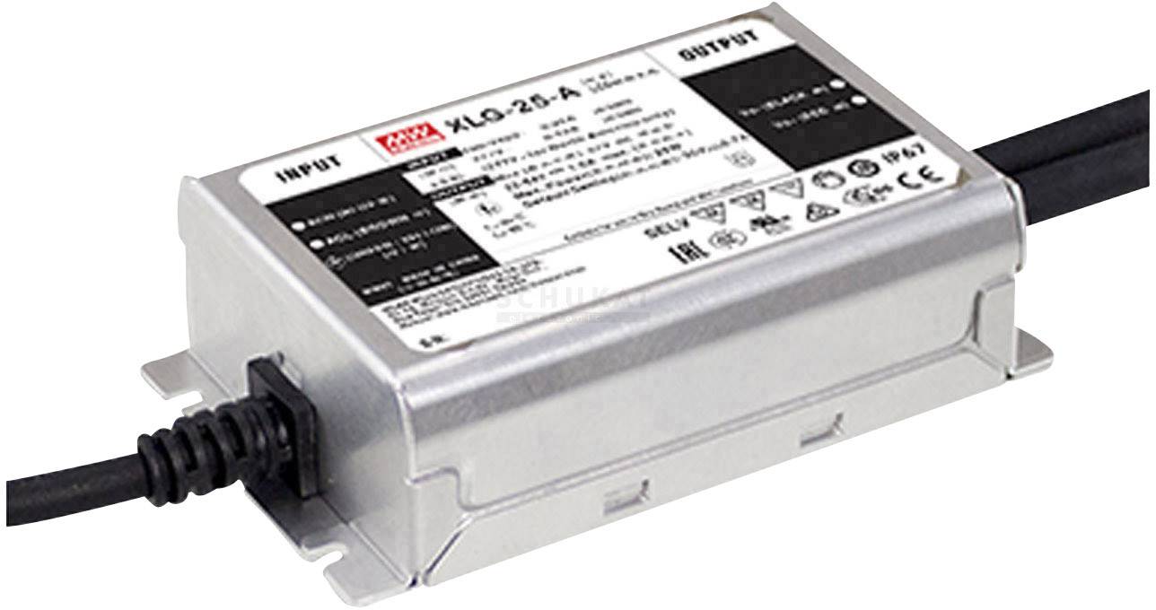 MEAN WELL XLG-25-A LED-Treiber Konstantleistung 25 W 250 mA - 1.05 A 22 - 54 V/DC PFC-Schaltkreis