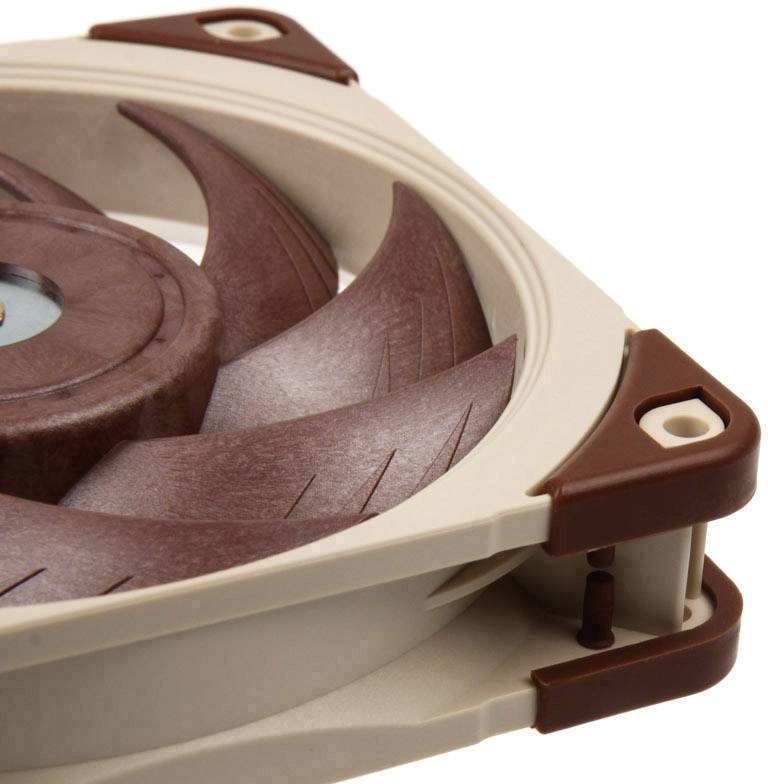 Noctua NF-A12x25 ULN CPU-Kühler mit Lüfter Braun, Beige (B x H x T) 120 x 120 x 25 mm Heatpipe, inkl. Wärmeleitpaste