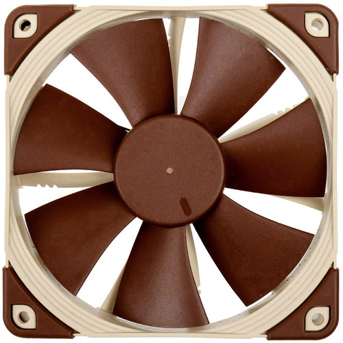 Noctua NF-F12 5V Dissipateur thermique pour processeur avec ventilateur marron, beige (l x H x P) 120 x 120 x 25 mm