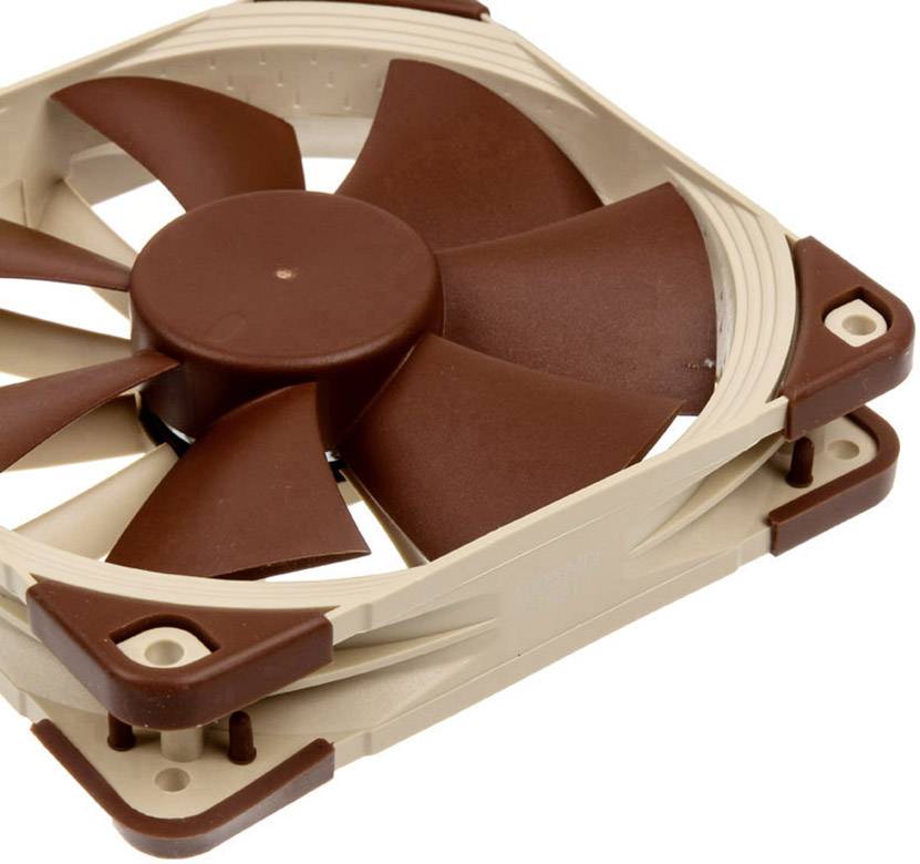 Noctua NF-F12 5V CPU-Kühler mit Lüfter Braun, Beige (B x H x T) 120 x 120 x 25 mm
