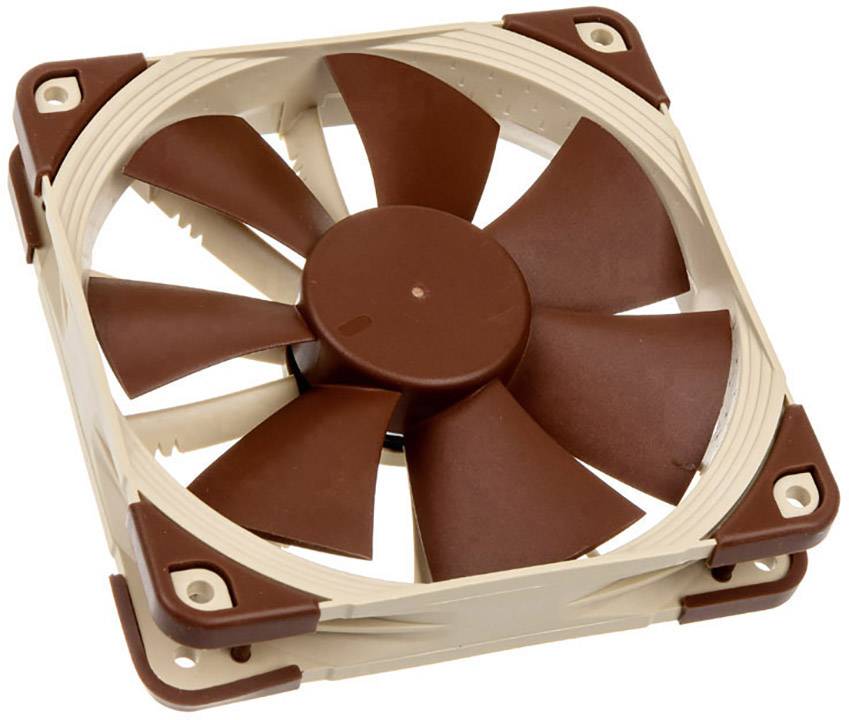 Noctua NF-F12 5V CPU-Kühler mit Lüfter Braun, Beige (B x H x T) 120 x 120 x 25 mm