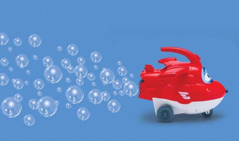 Super Wings Bubble Blast Jett