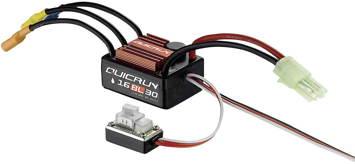 Hobbywing QuicRun WP16BL30 Automodell Brushless Fahrtregler Belastbarkeit (max. A): 180A