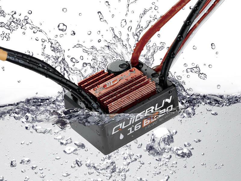 Hobbywing QuicRun WP16BL30 Automodell Brushless Fahrtregler Belastbarkeit (max. A): 180A