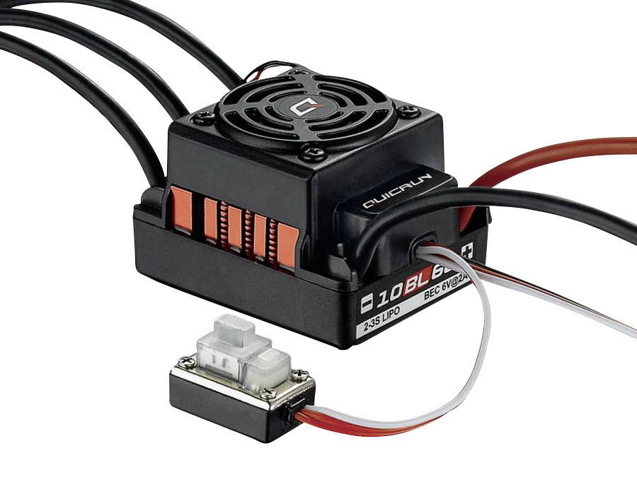 Hobbywing QuicRun WP10BL60 Automodell Brushless Fahrtregler Belastbarkeit (max. A): 360 A