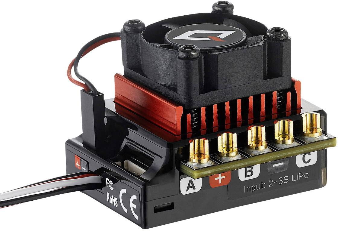Hobbywing QuicRun 10BL120 120A Automodell Brushless Fahrtregler Belastbarkeit (max. A): 760A