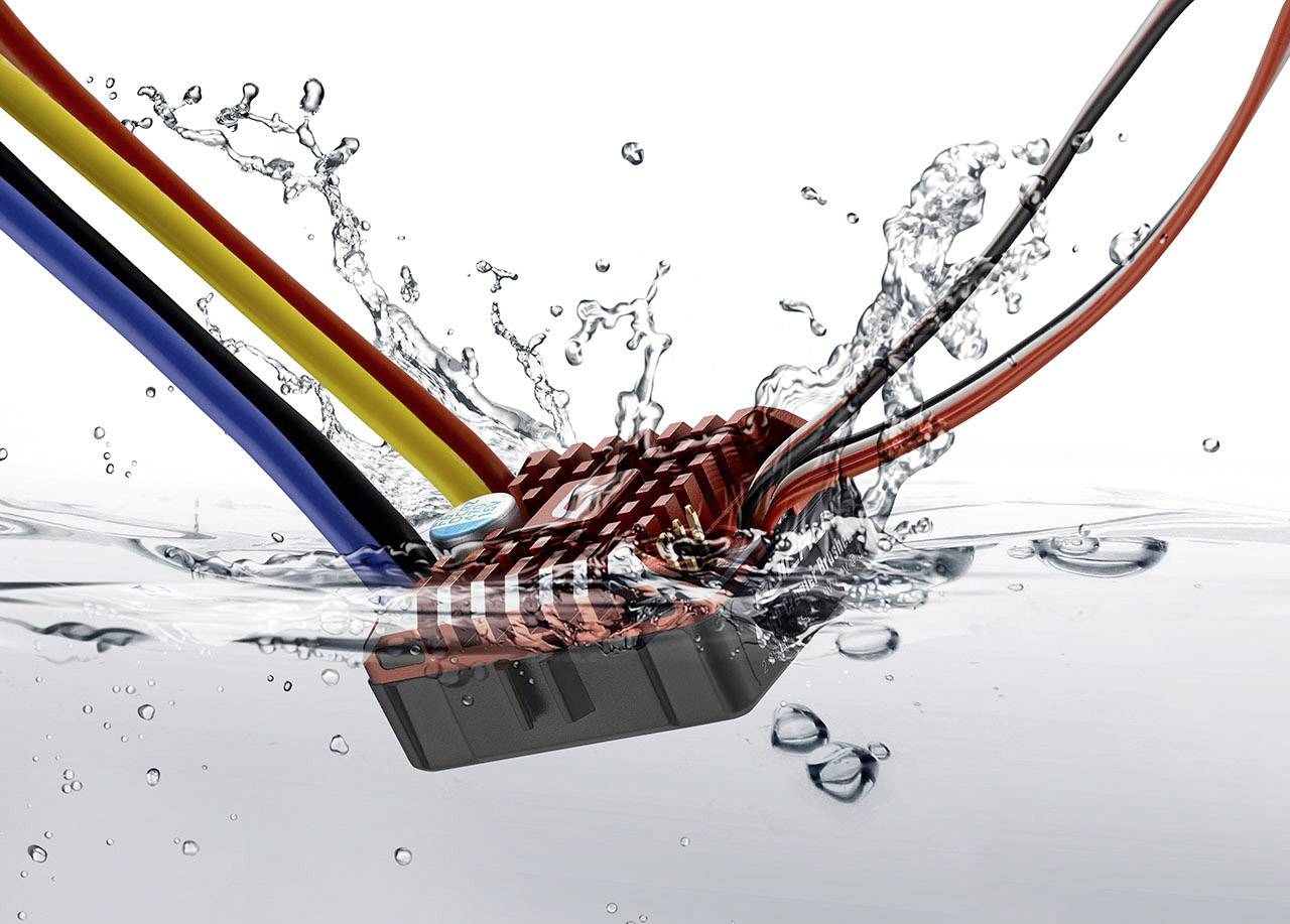 Hobbywing QuicRun WP1080 Crawler 80 A Automodell Brushed Fahrtregler Belastbarkeit (max. A): 400 A