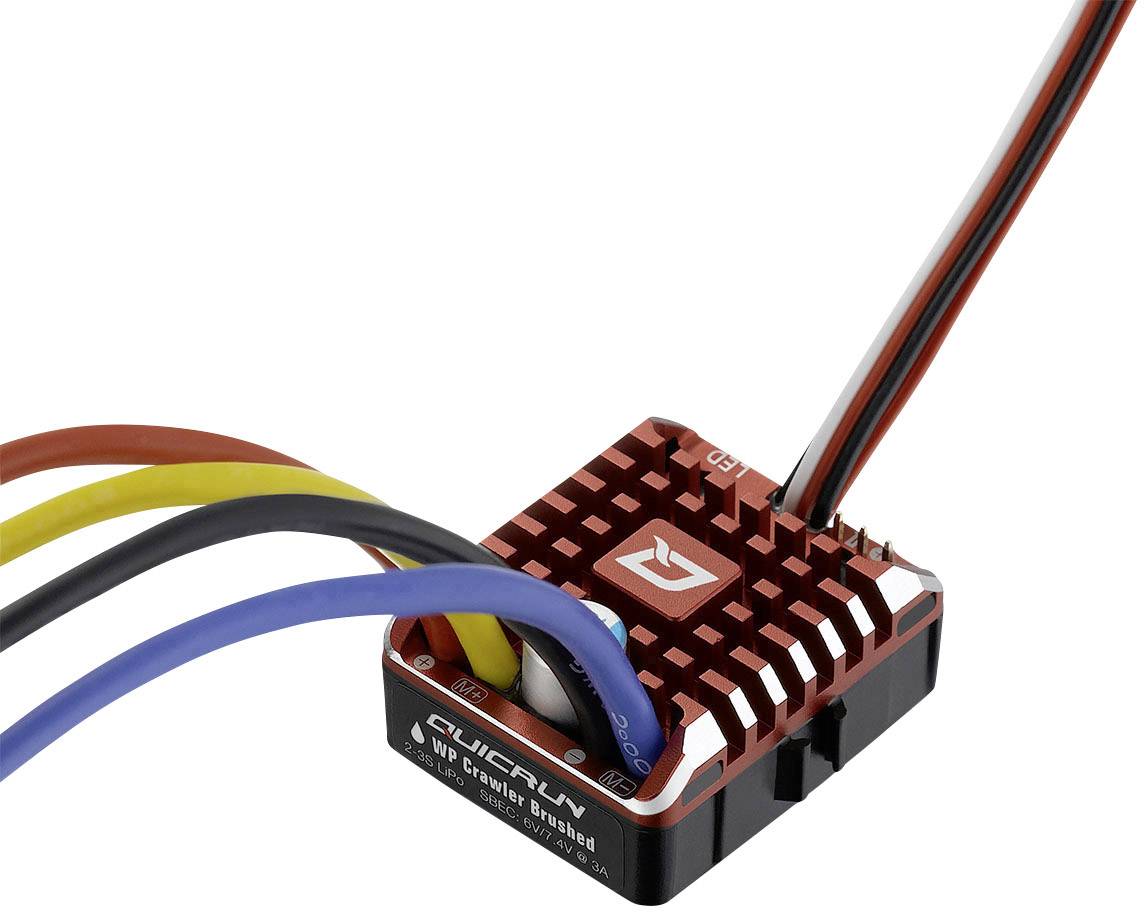 Hobbywing QuicRun WP1080 Crawler 80 A Automodell Brushed Fahrtregler Belastbarkeit (max. A): 400 A