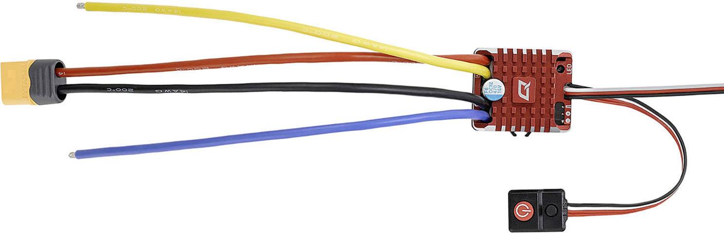 Hobbywing QuicRun WP1080 Crawler 80 A Automodell Brushed Fahrtregler Belastbarkeit (max. A): 400 A