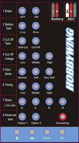Hobbywing Programmierkarte Passend für (Modell (Modell-Regler): Hobbywing FlyFun, Skywalker