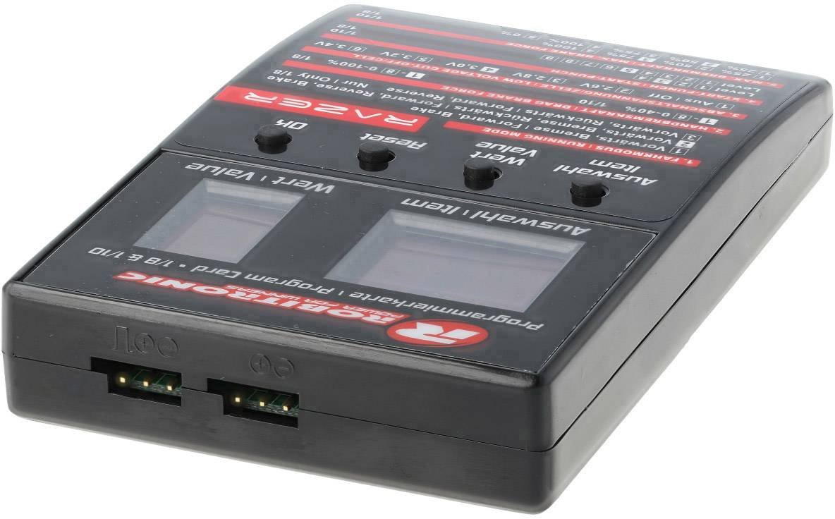 Robitronic Razer ten & eight Programmierbox Passend für (Modell (Modell-Regler): Robitronic Razer ten & eight