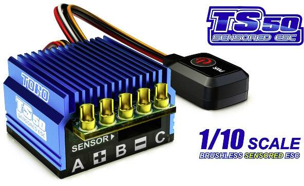 SKYRC Toro TS50 Automodell Brushless Fahrtregler Belastbarkeit (max. A): 300A