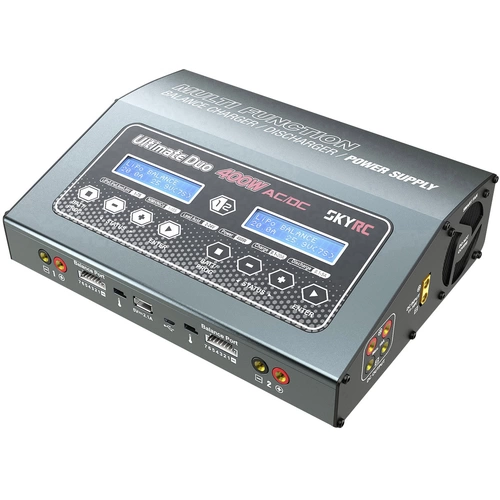 SKYRC D400 Modellbau-Multifunktionsladegerät 20A LiPo, LiFePO, LiIon, NiMH, NiCd, Blei SKYRC D400 Modellbau-Multifunktionsladegerät 20A LiPo, LiFePO, LiIon, NiMH, NiCd, Blei