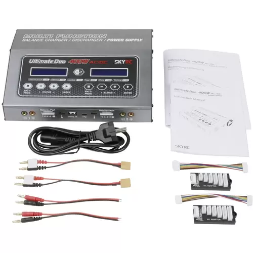 SKYRC D400 Modellbau-Multifunktionsladegerät 20A LiPo, LiFePO, LiIon, NiMH, NiCd, Blei SKYRC D400 Modellbau-Multifunktionsladegerät 20A LiPo, LiFePO, LiIon, NiMH, NiCd, Blei