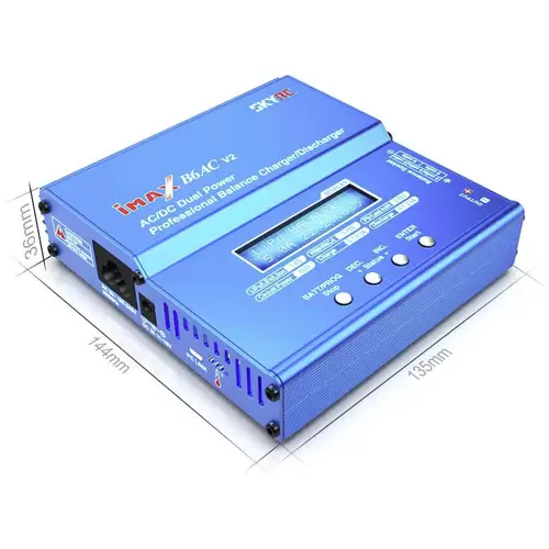 SKYRC B6AC V2 Modellbau-Multifunktionsladegerät 6A LiPo, LiFePO, LiIon, NiMH, NiCd, Blei SKYRC B6AC V2 Modellbau-Multifunktionsladegerät 6A LiPo, LiFePO, LiIon, NiMH, NiCd, Blei