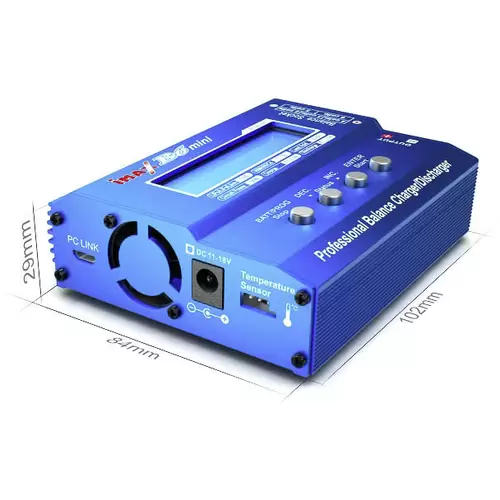SKYRC B6 Mini Modellbau-Multifunktionsladegerät 6A LiPo, LiFePO, LiIon, NiMH, NiCd, Blei SKYRC B6 Mini Modellbau-Multifunktionsladegerät 6A LiPo, LiFePO, LiIon, NiMH, NiCd, Blei