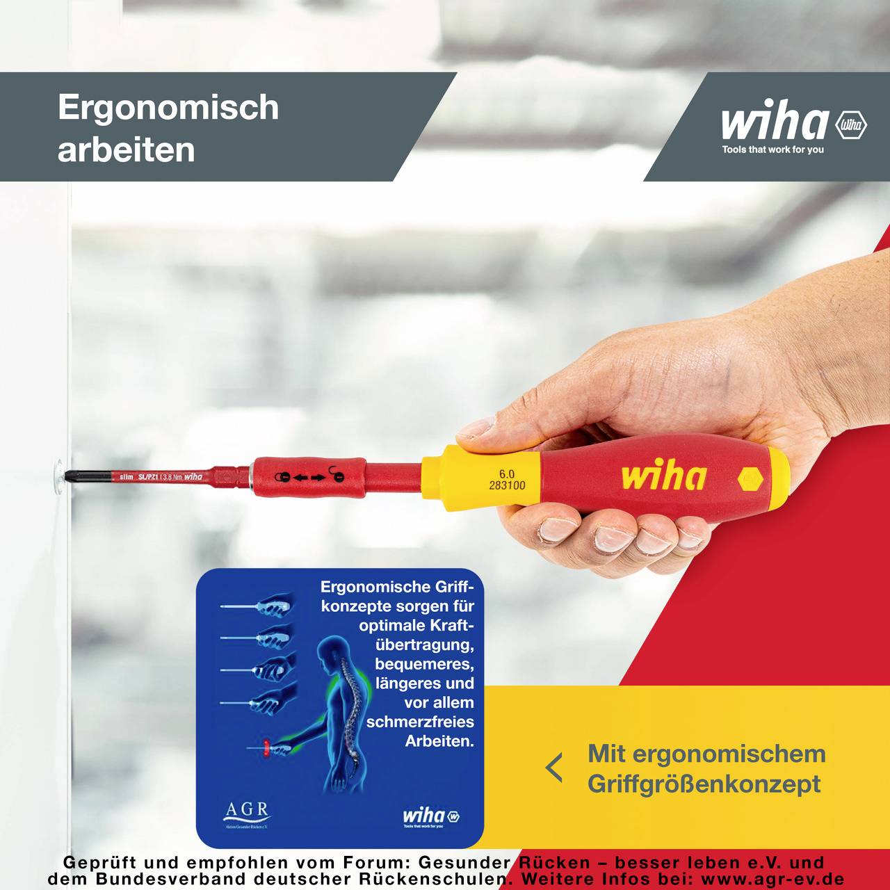 Schraubendrehersatz SlimVario® 18-tlg.m.Wechselkl.VDE isol.WIHA