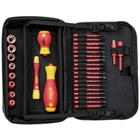 Wiha 43465 Elektriker, Handwerker, Lehrlinge, Profi, VDE Werkzeugkoffer bestückt 32teilig (L x B x H) 245 x 170 x 77 mm Wiha 43465 Elektriker, Handwerker, Lehrlinge, Profi, VDE Werkzeugkoffer bestückt 32teilig (L x B x H) 245 x 170 x 77 mm