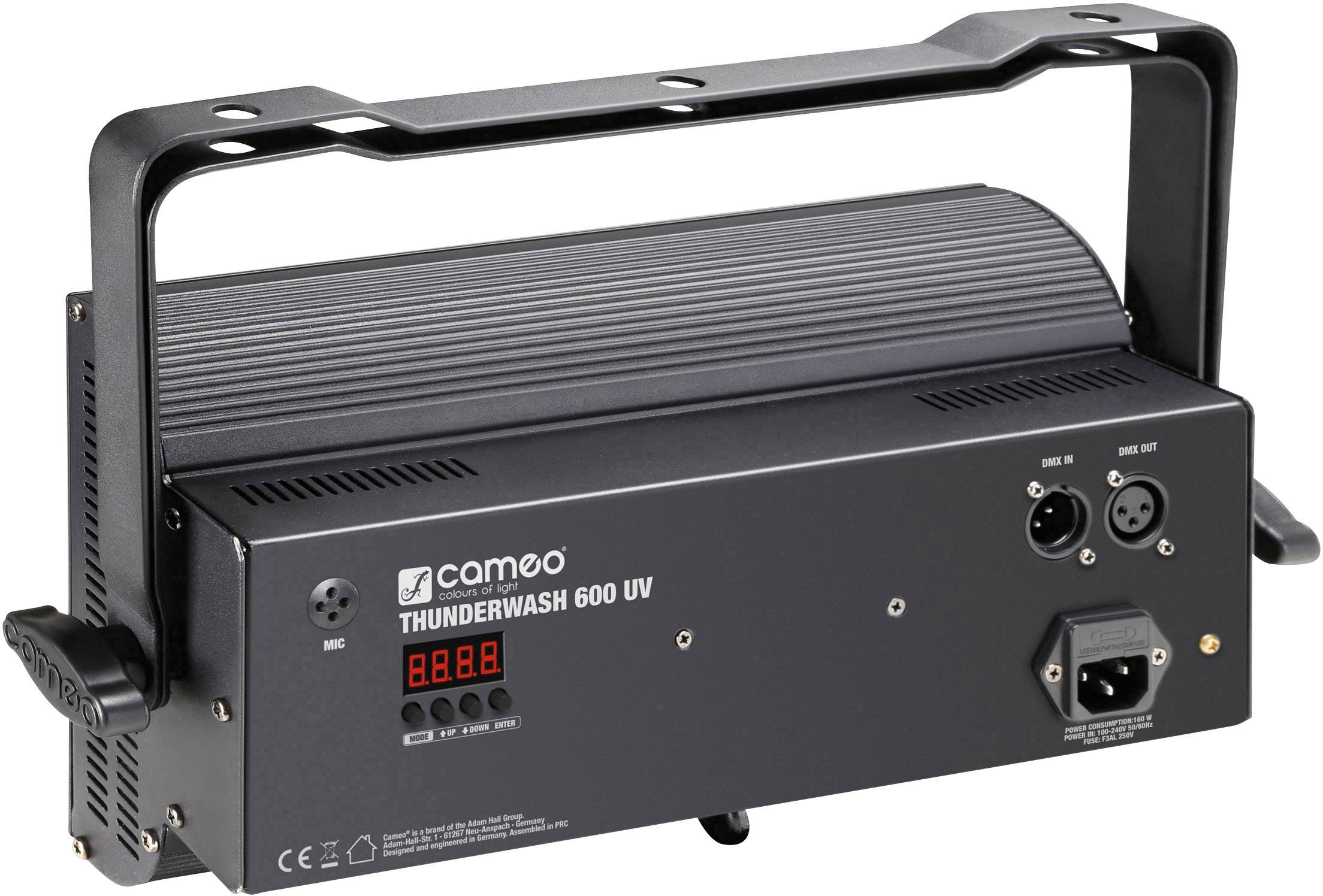 Cameo CLTW600UV THUNDER WASH 600 LED-Lichtanlage Anzahl LEDs (Details):648 0.2W