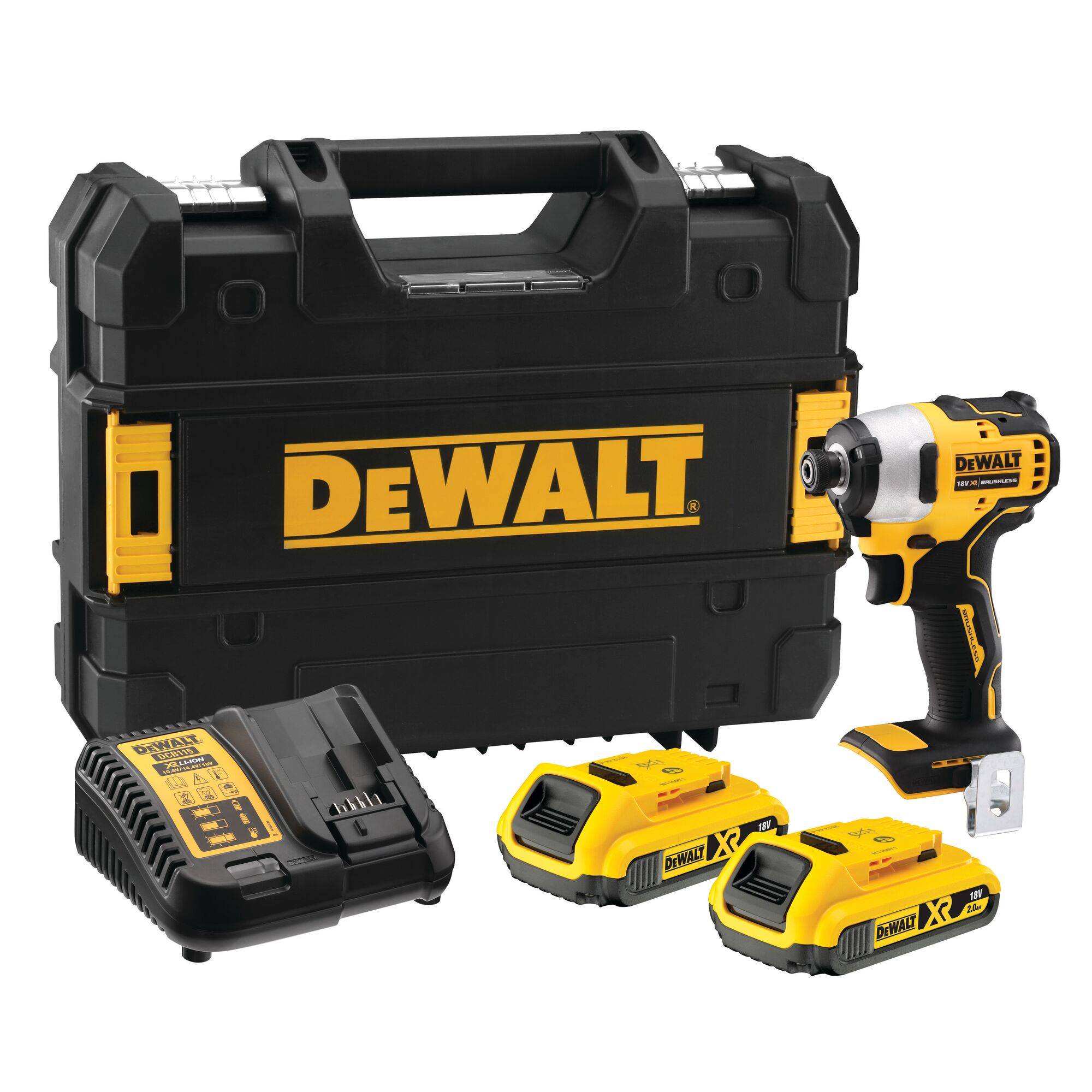 DEWALT DCF809D2T DCF809D2T-QW Akku-Schlagschrauber 18 V Anzahl mitgelieferte Akkus 2 Li-Ion
