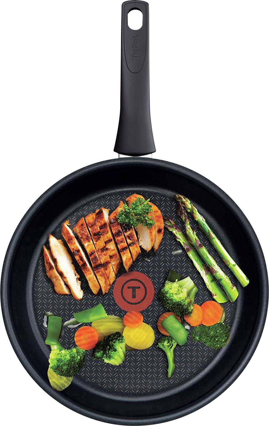 Tefal Bratpfanne Elegance Aluminium 26cm schwarz