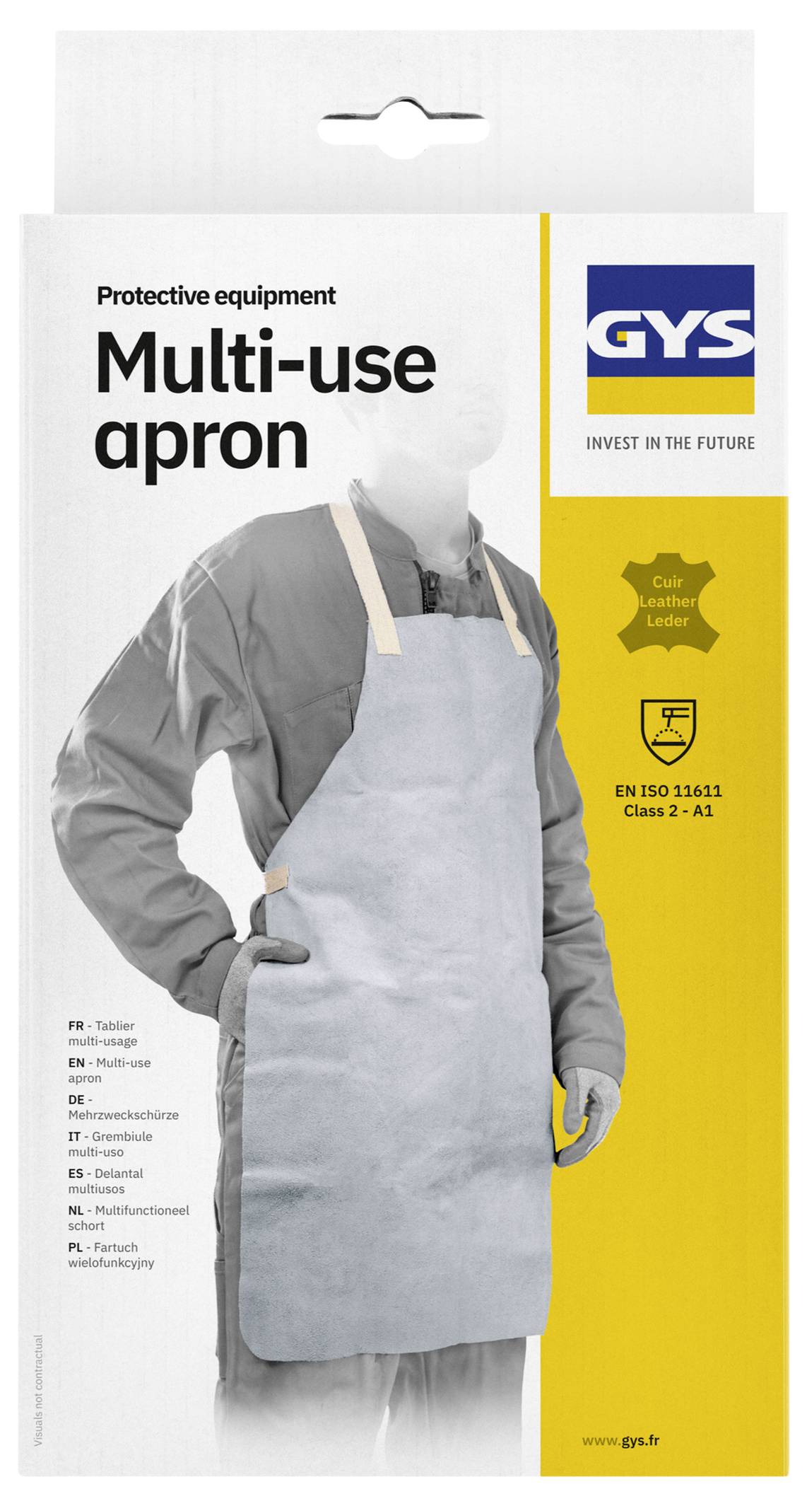 Verpackung für „Schutzausrüstung Mehrweg-Arbeitsschürze
