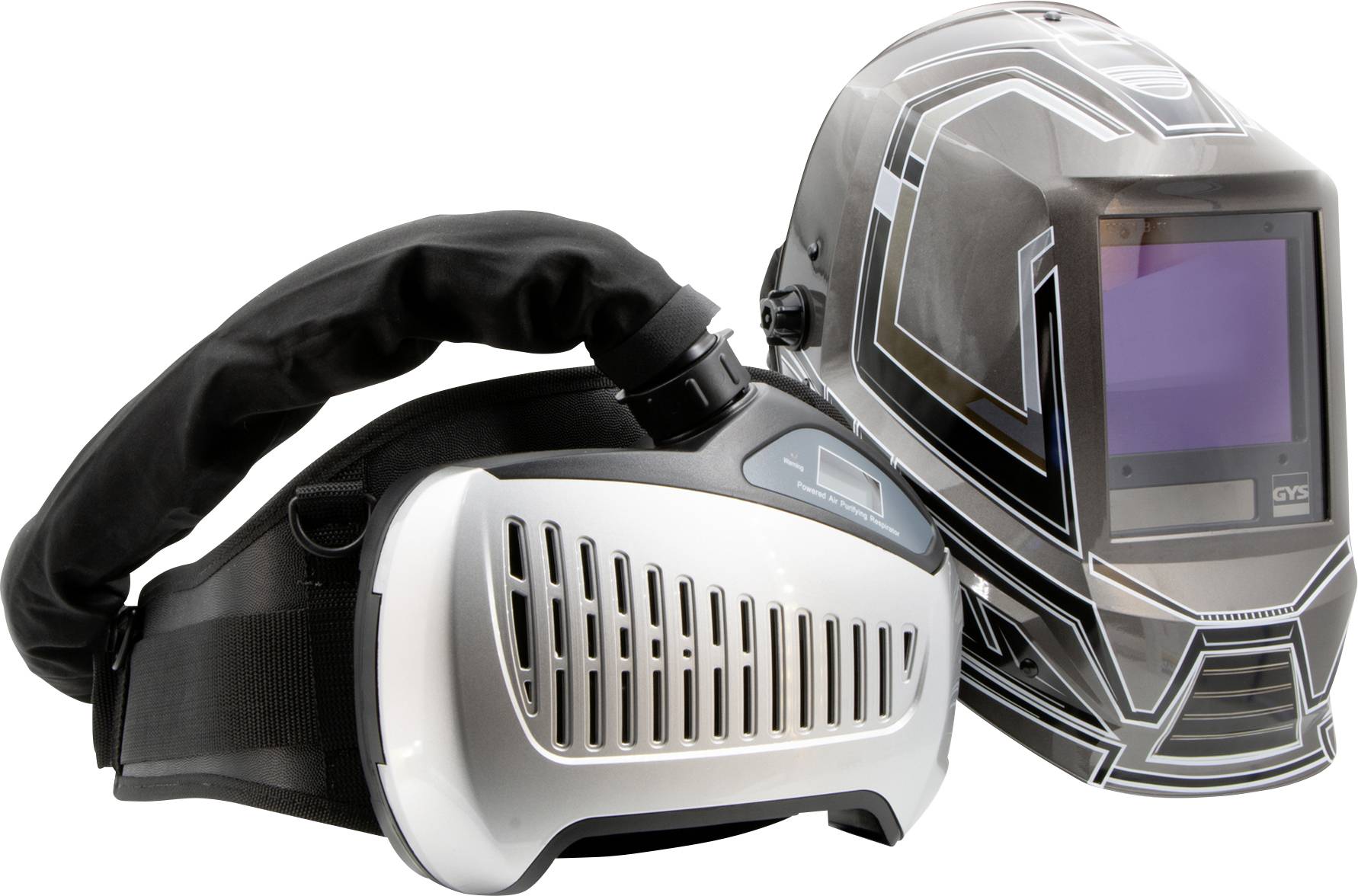 GYS 5/13 AIR TRUE COLOR XXL 047846 Schweißerschutzhelm EN 166, EN 175, EN 379, EN 12941 Weiß