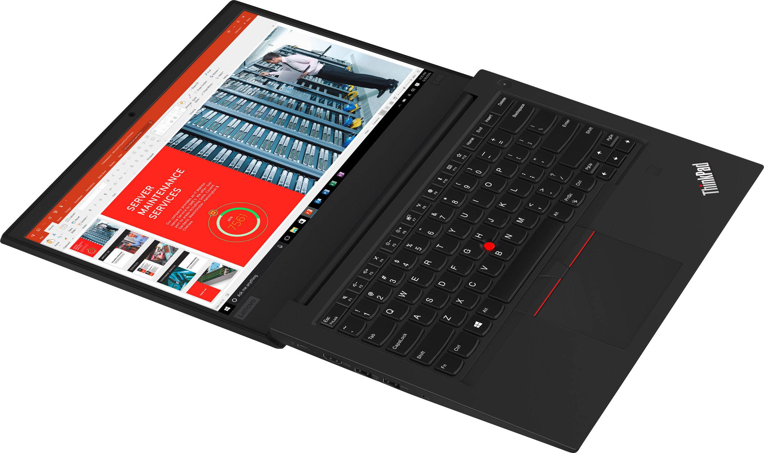 Lenovo ThinkPad E495 35.6cm (14.0 Zoll) Notebook AMD Ryzen 7 3700U 16GB 512GB SSD AMD Radeon Vega Graphics Vega 10 Windows® 10