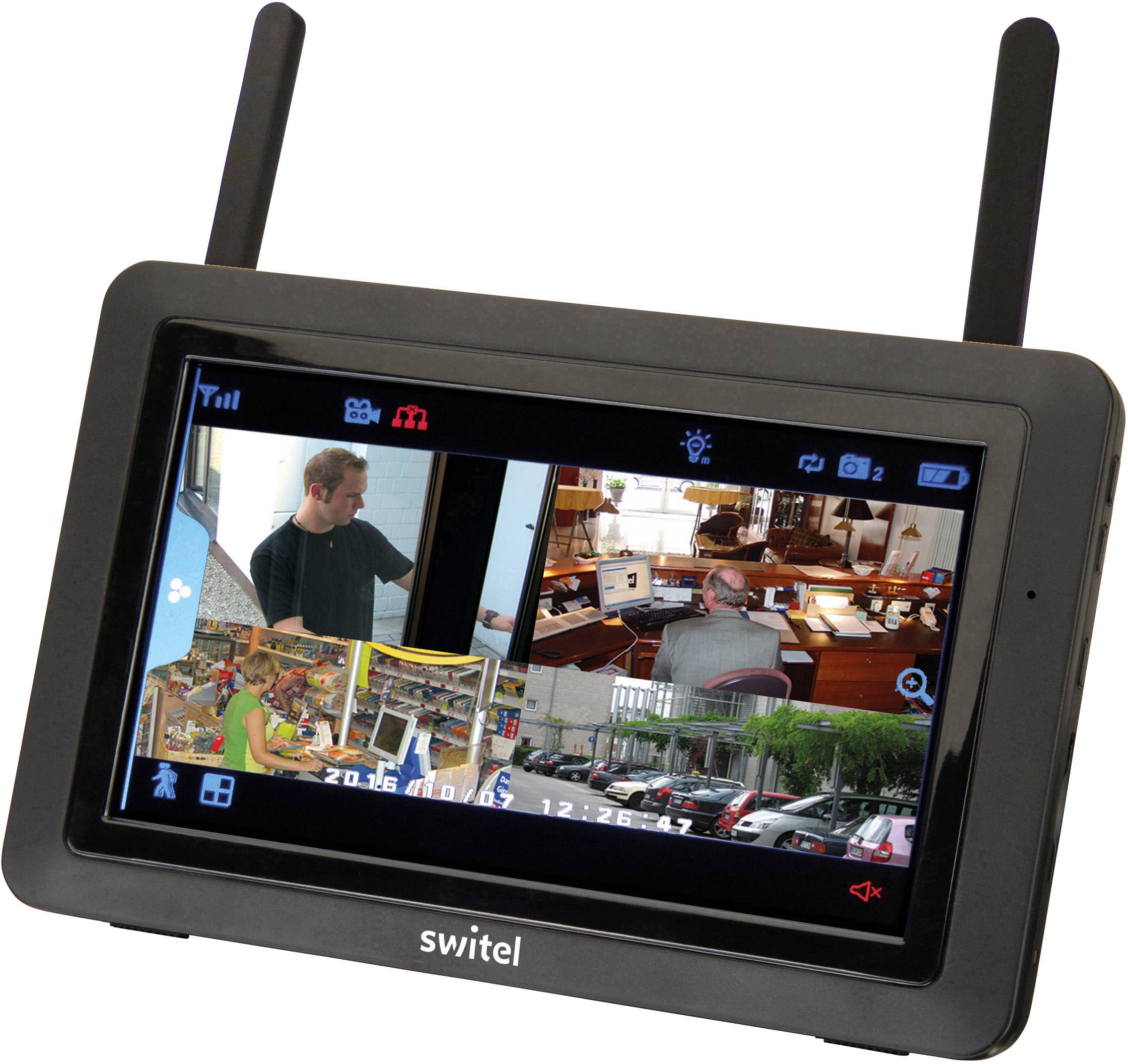 Switel HSIP5700 HSIP5700 Funk-Überwachungskamera-Set 1280 x 720 Pixel 2.4GHz