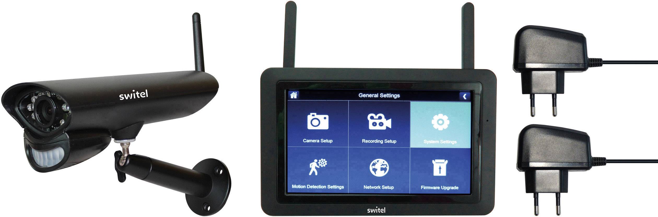 Switel HSIP5700 HSIP5700 Funk-Überwachungskamera-Set 1280 x 720 Pixel 2.4GHz