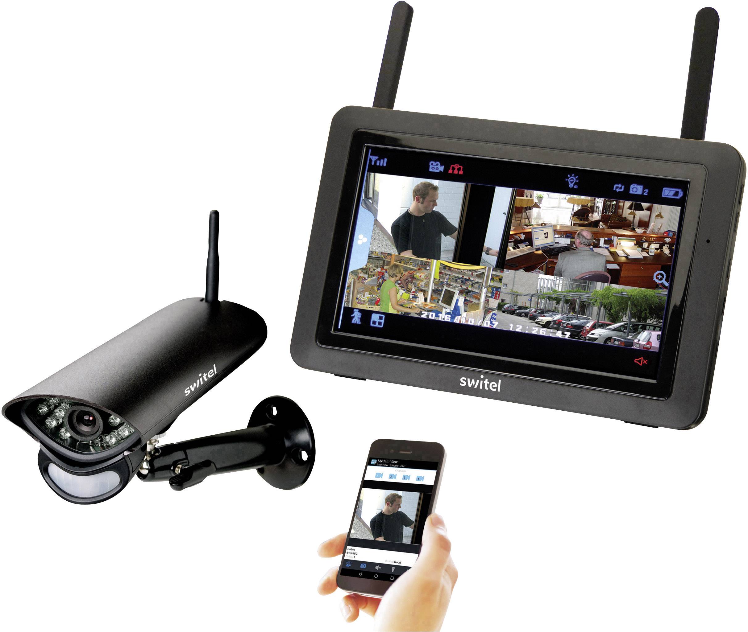 Switel HSIP5700 HSIP5700 Funk-Überwachungskamera-Set 1280 x 720 Pixel 2.4GHz