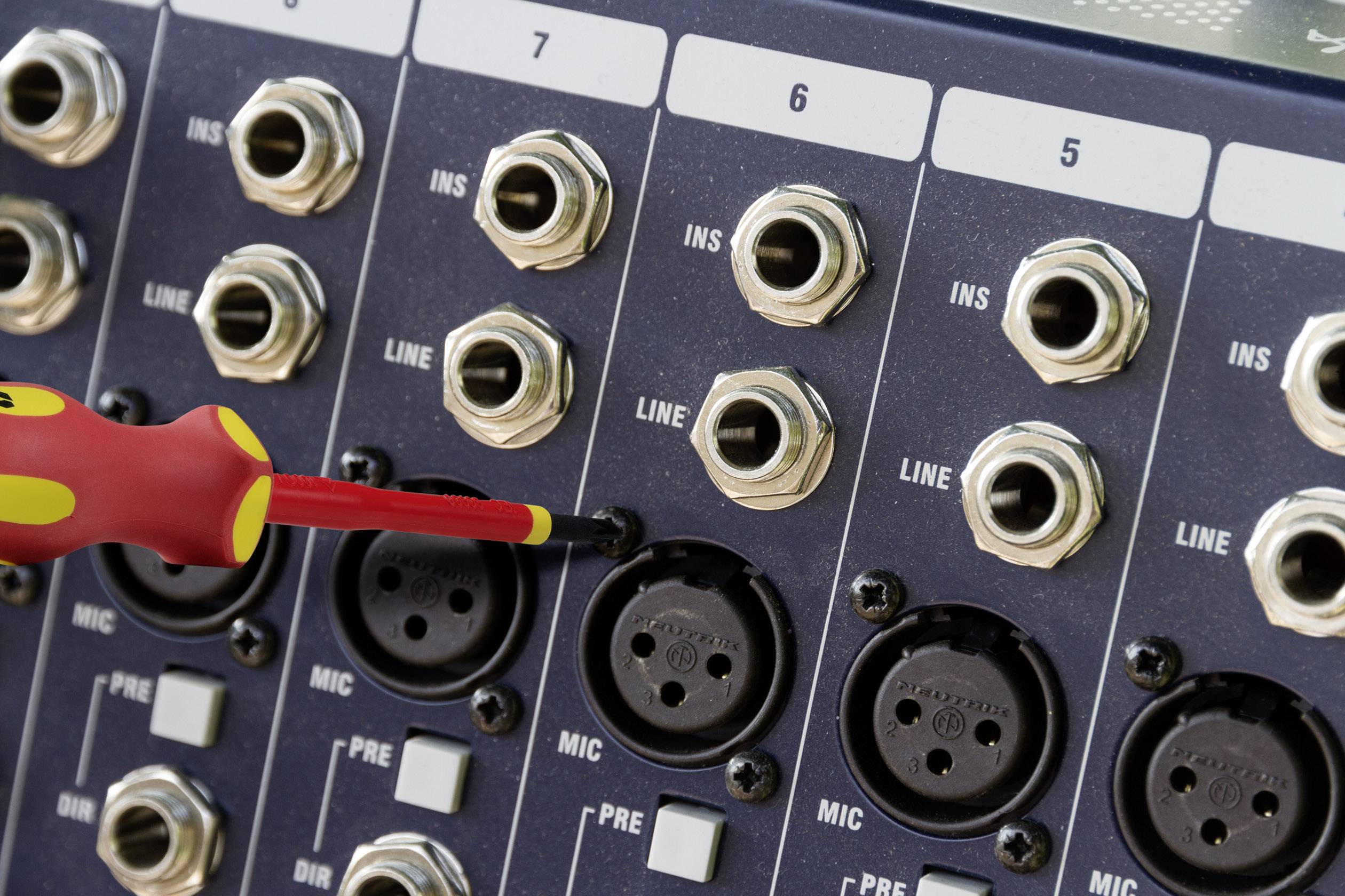 TOOLCRAFT SL/PZ1 VDE Plus/minus-Schraubendreher Größe (Schraubendreher) SL/PZ 1 Klingenlänge: 80mm