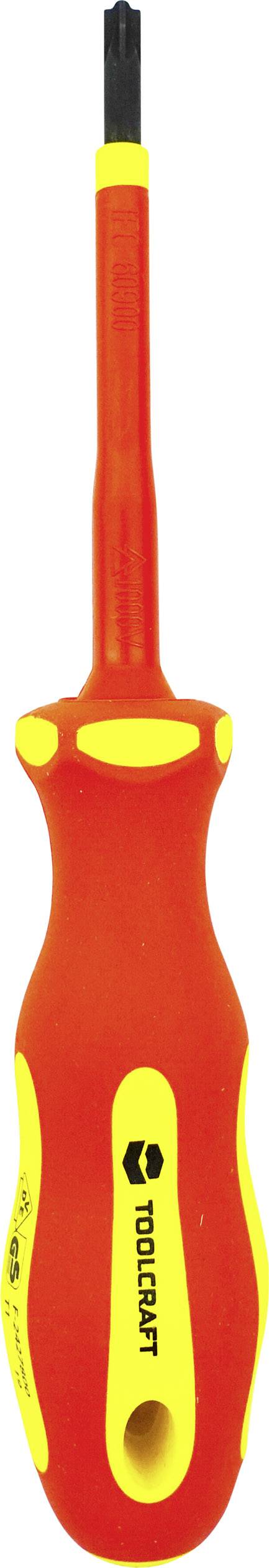 TOOLCRAFT SL/PZ1 VDE Plus/minus-Schraubendreher Größe (Schraubendreher) SL/PZ 1 Klingenlänge: 80mm