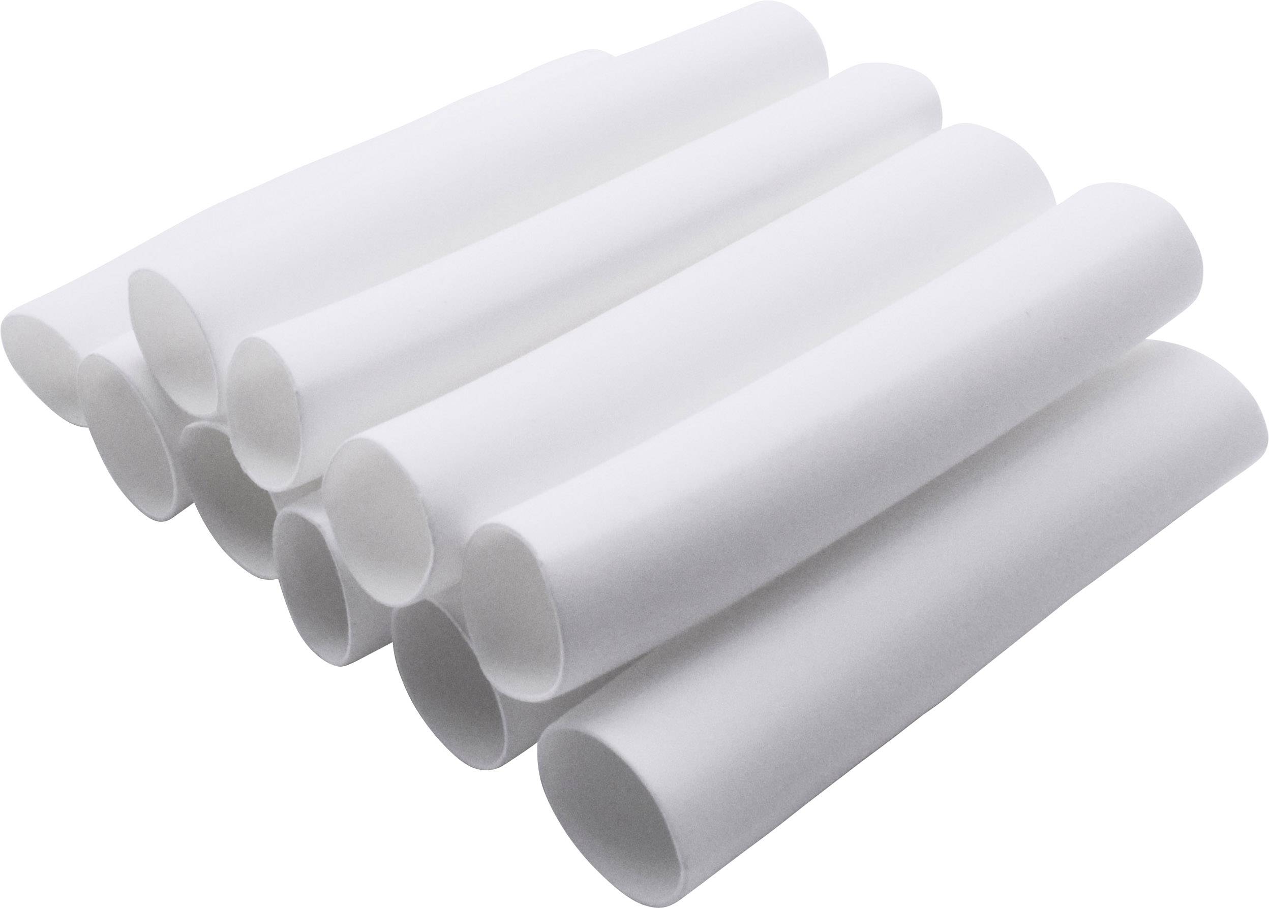 TRU COMPONENTS T1807CA007G Schrumpfschlauch mit Kleber Weiß 9.50mm 3.10mm Schrumpfrate:2:1 10St.