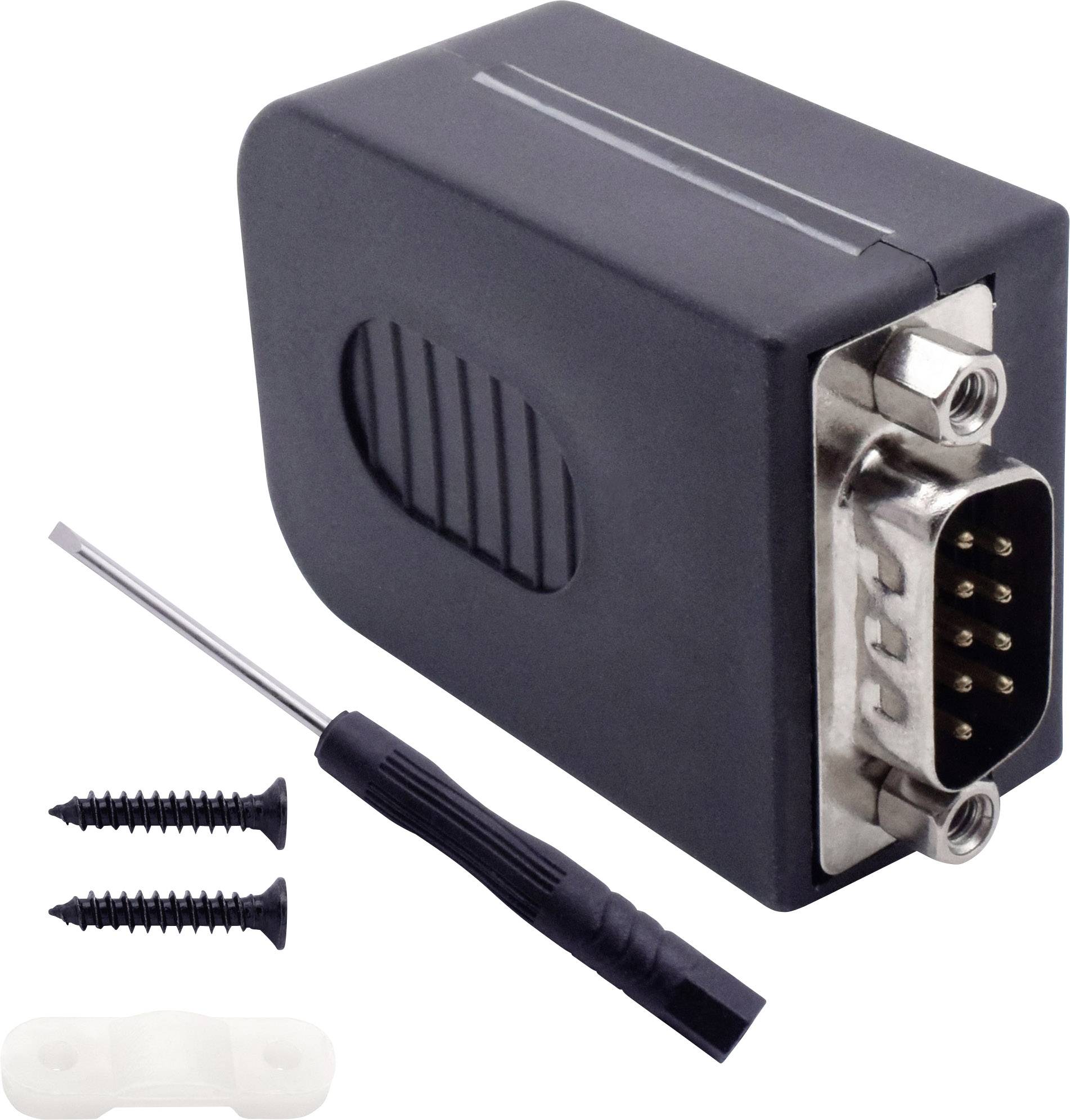 TRU COMPONENTS T190C4090 D-SUB Einbaustecker Polzahl: 9 Schrauben 1St.