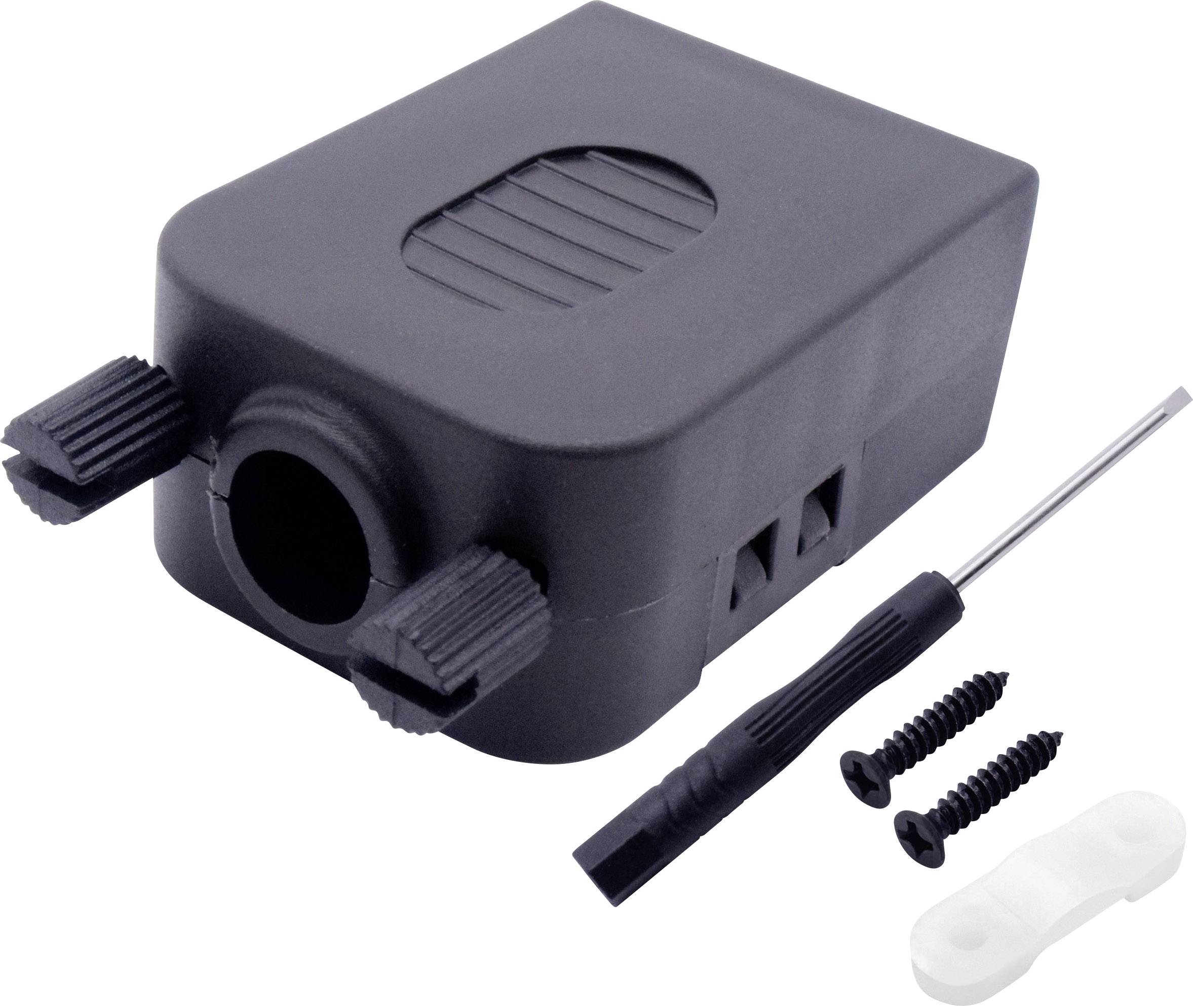 TRU COMPONENTS T190C4090 D-SUB Einbaustecker Polzahl: 9 Schrauben 1St.