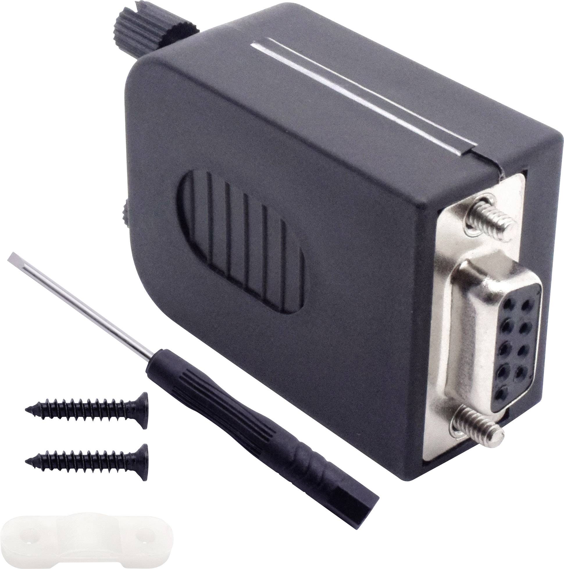 TRU COMPONENTS T190C4089 D-SUB Einbaubuchse Polzahl: 9 Schrauben 1St.